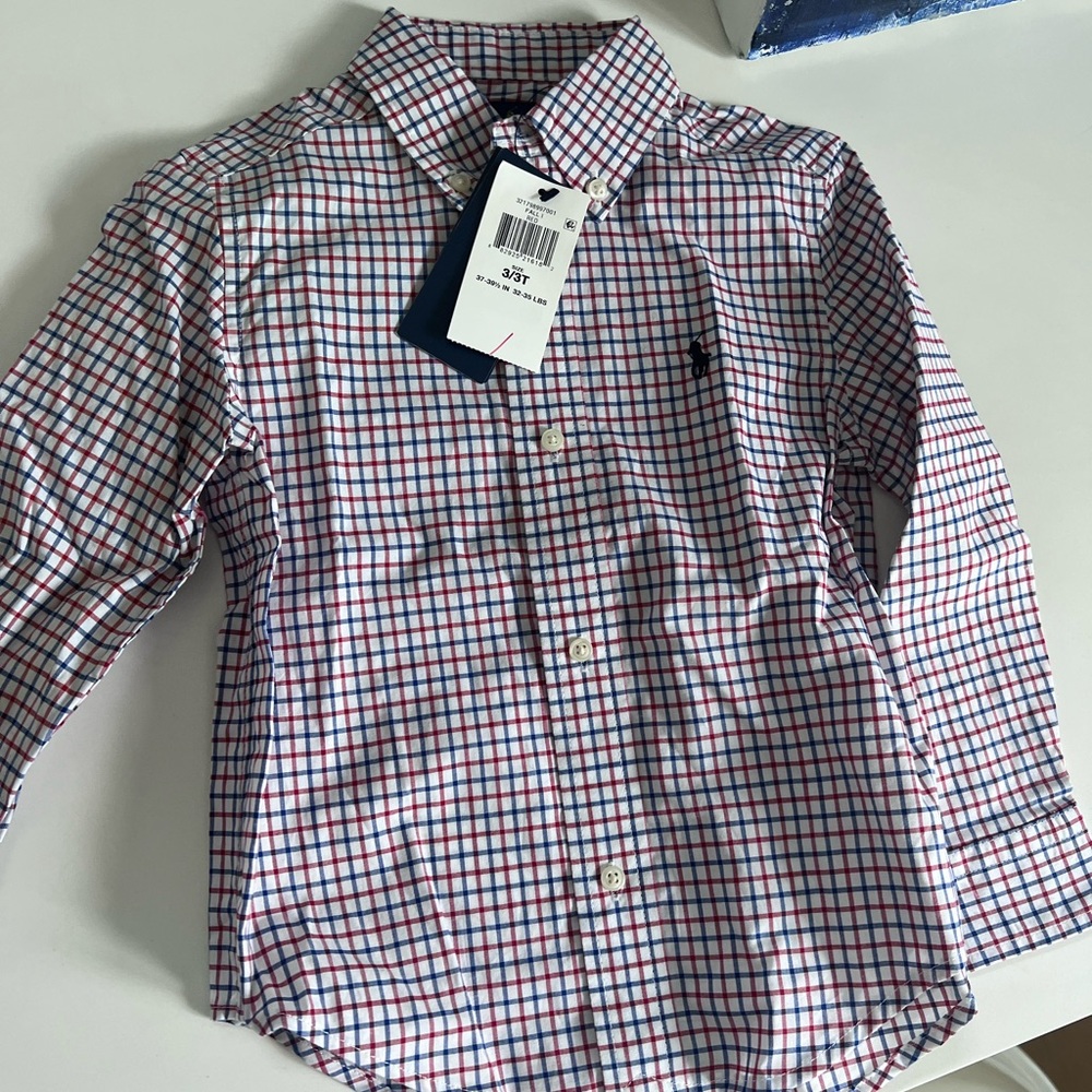 Ralph Lauren 3T button down shirt